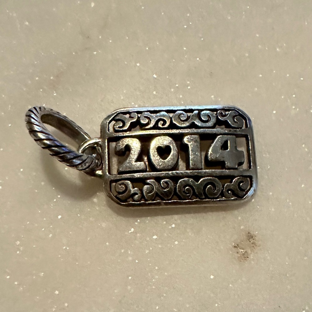 Brighton Scrolled 2014 Charm Pendant